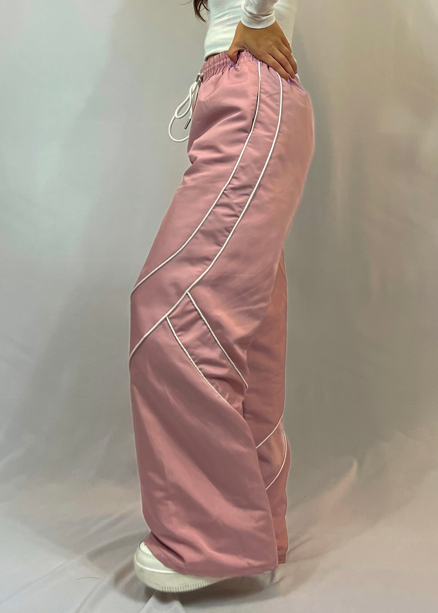 Pink Detailed Pants