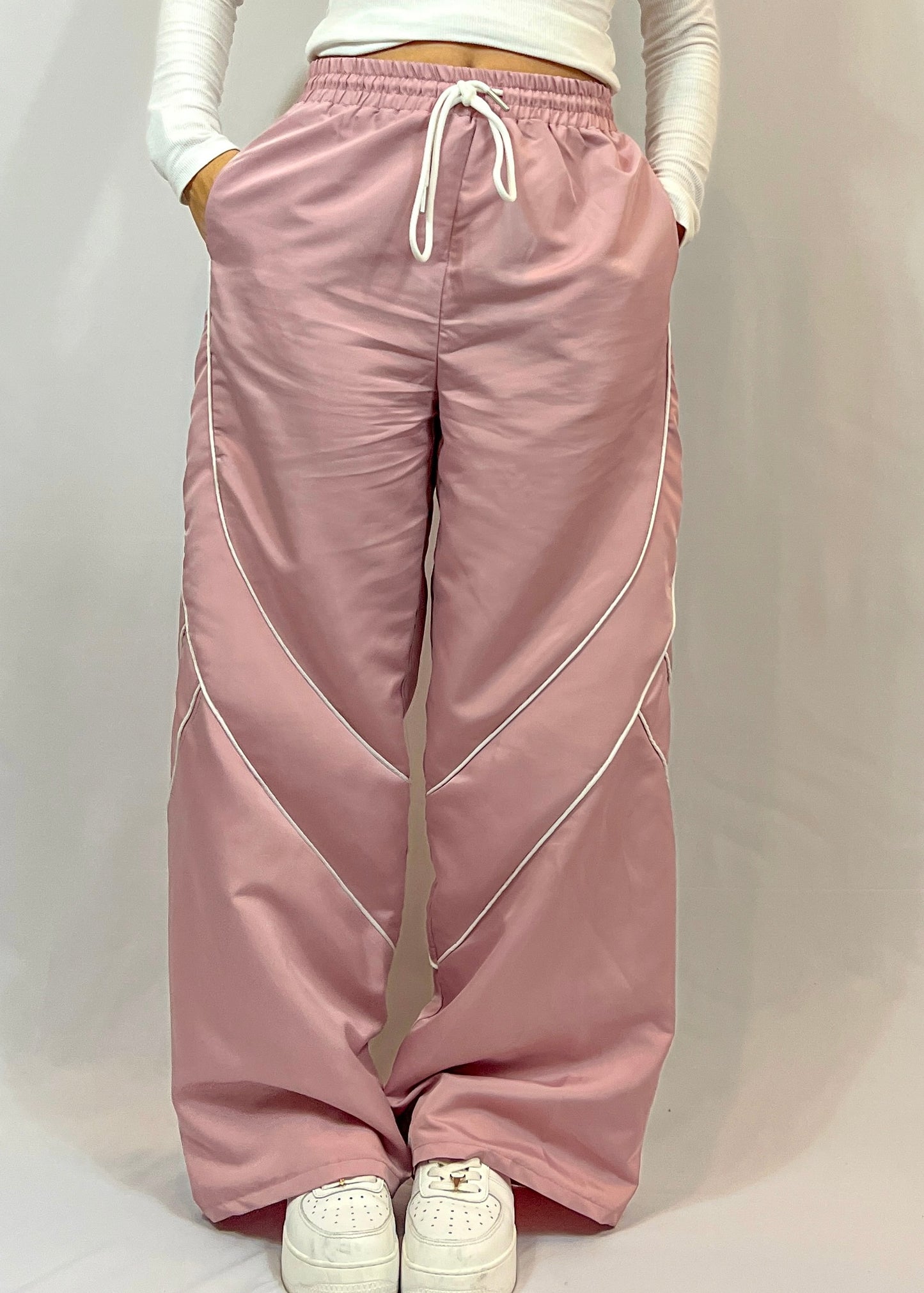 Pink Detailed Pants