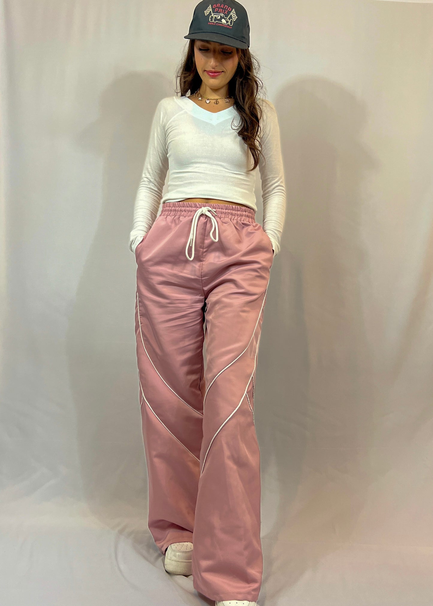 Pink Detailed Pants