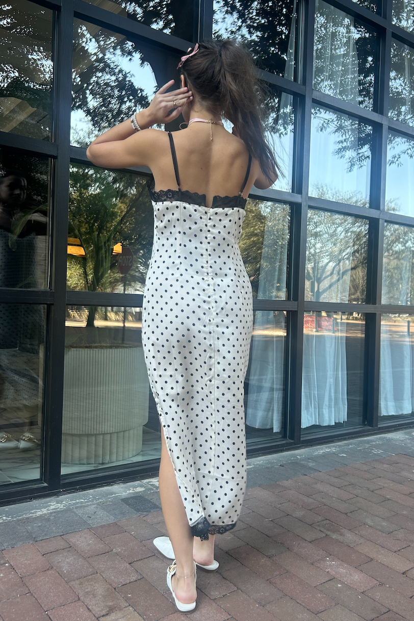 Polka Dot Midi Dress