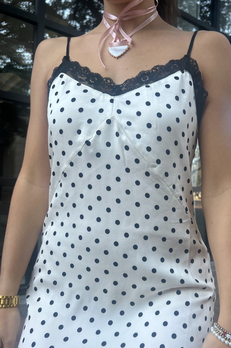 Polka Dot Midi Dress
