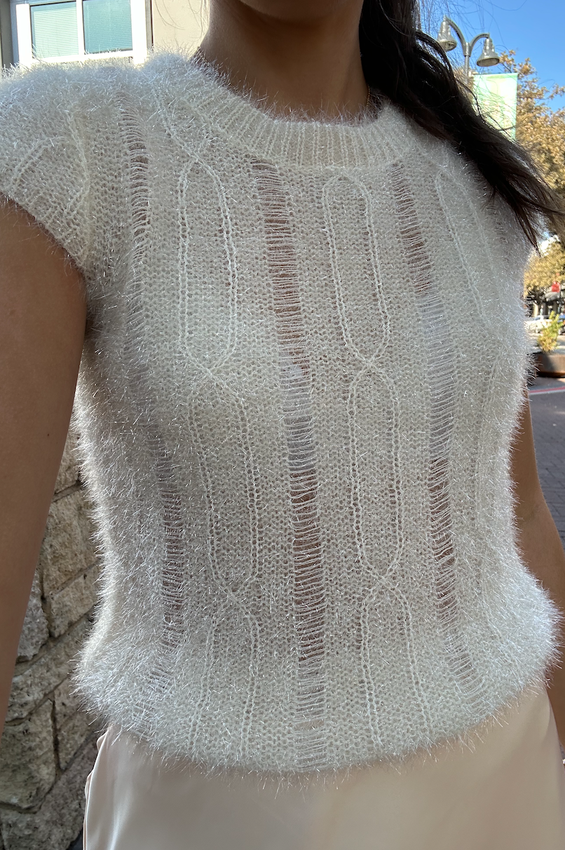 Shiny Knitted Top