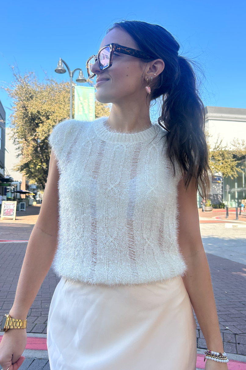 Shiny Knitted Top
