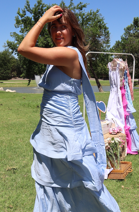Lily Blue Maxi Dress