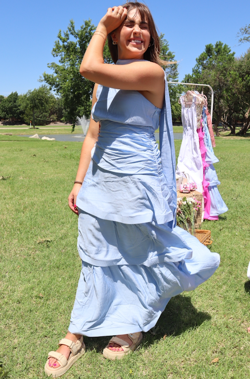 Lily Blue Maxi Dress