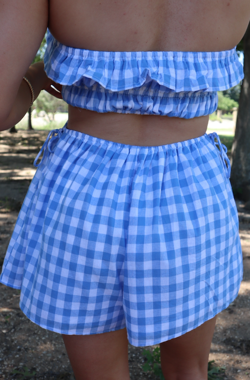 Kenzie Gingham Romper