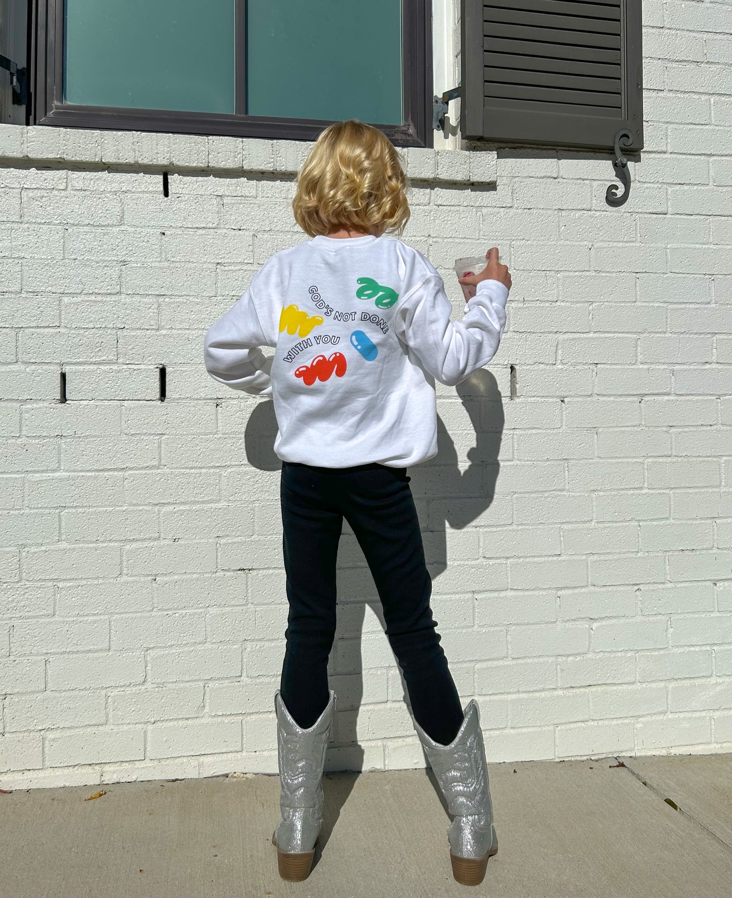 Youth "God's Not Done With You" Crewnecks