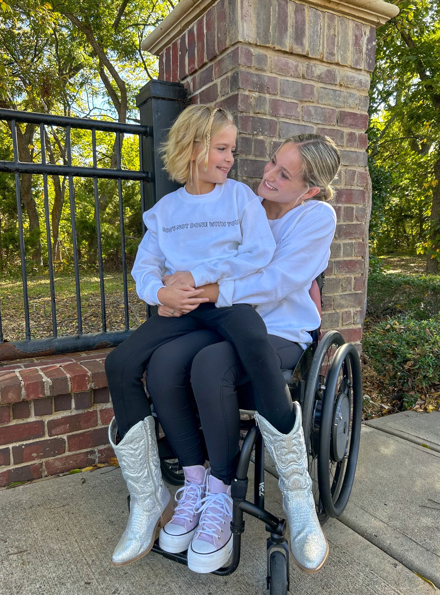 Youth "God's Not Done With You" Crewnecks