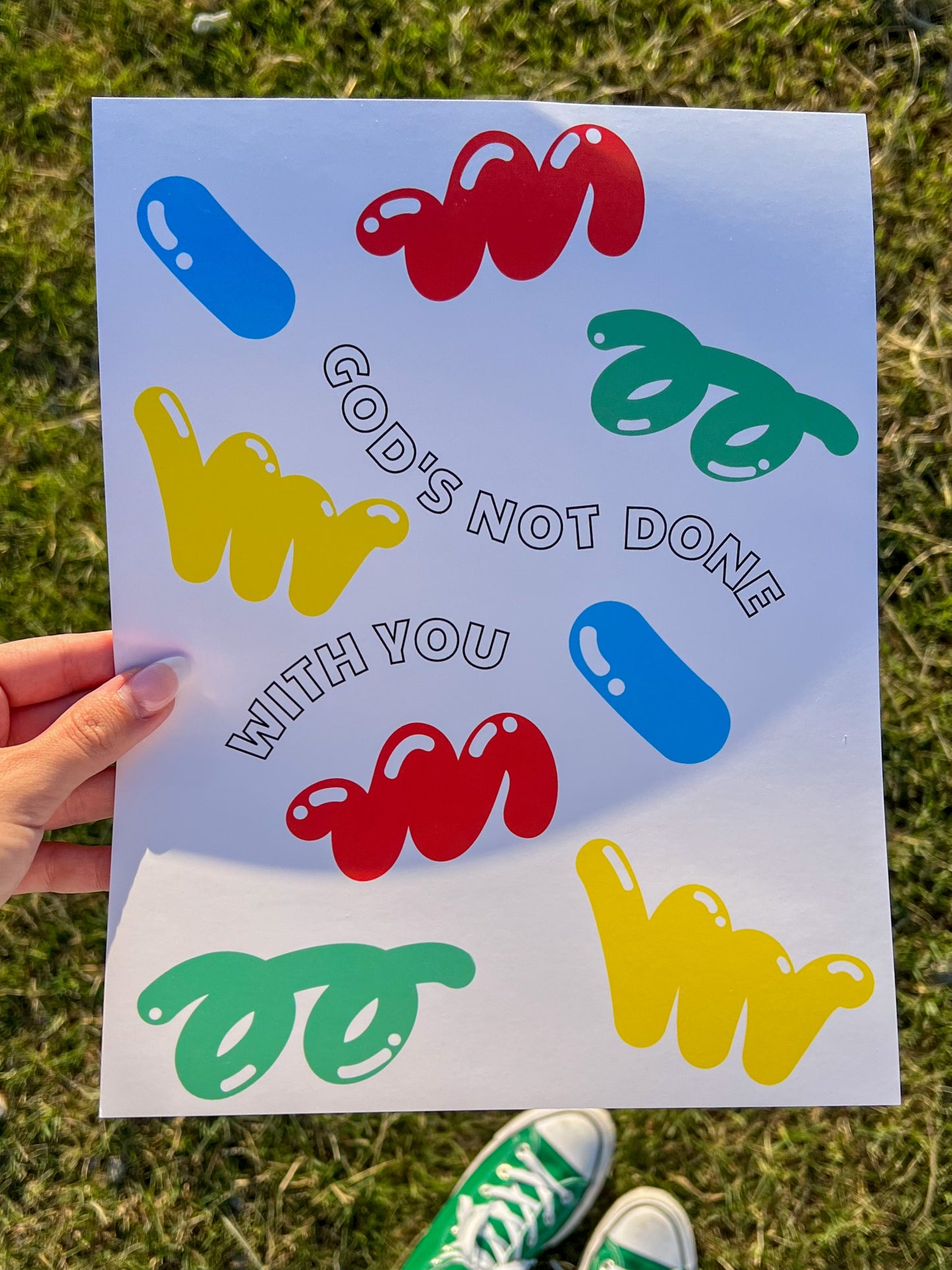 God's Not Done With You Print