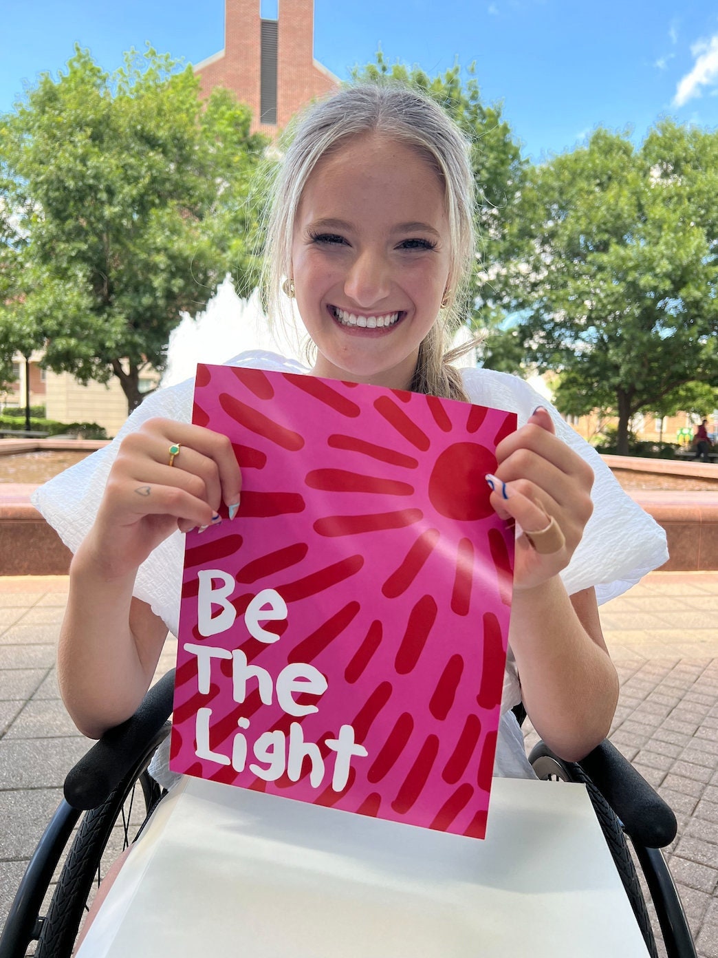 Be The Light Print