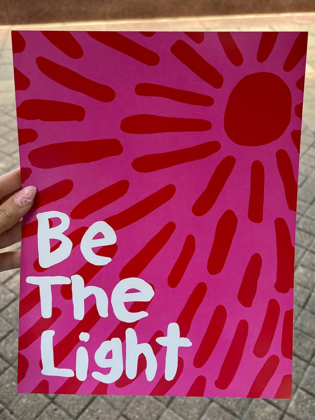 Be The Light Print