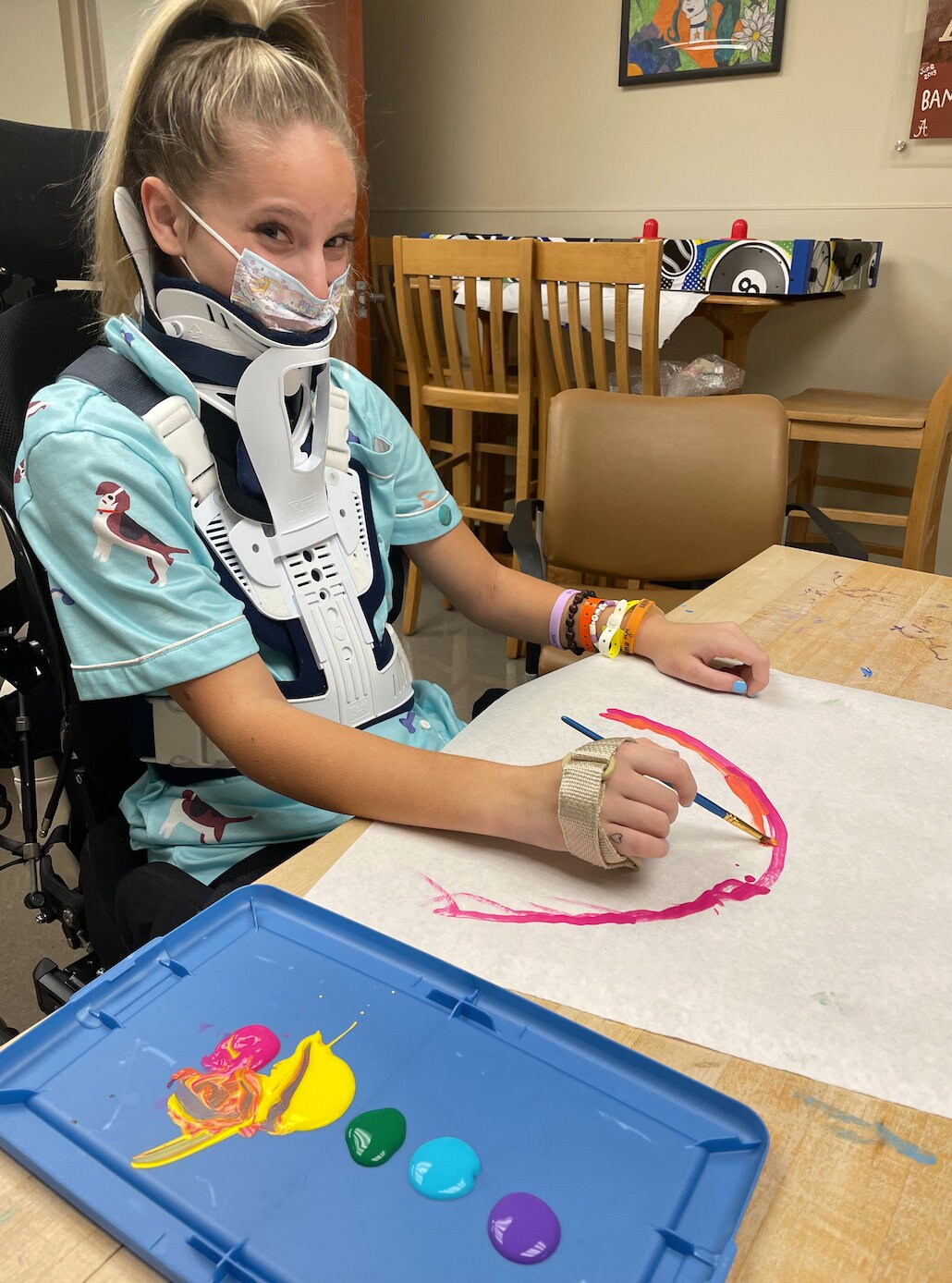 Makayla Under A Rainbow Print