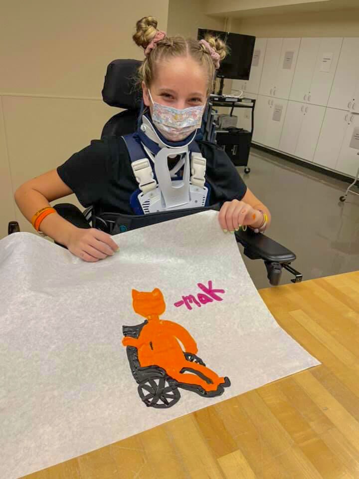 Kevin In A Wheelchair Sticker