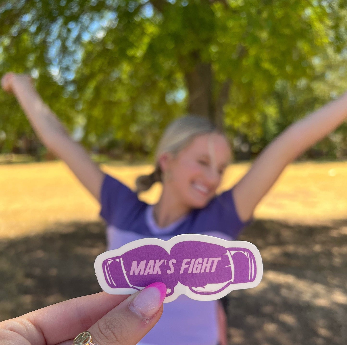 Mak's Fight Sticker