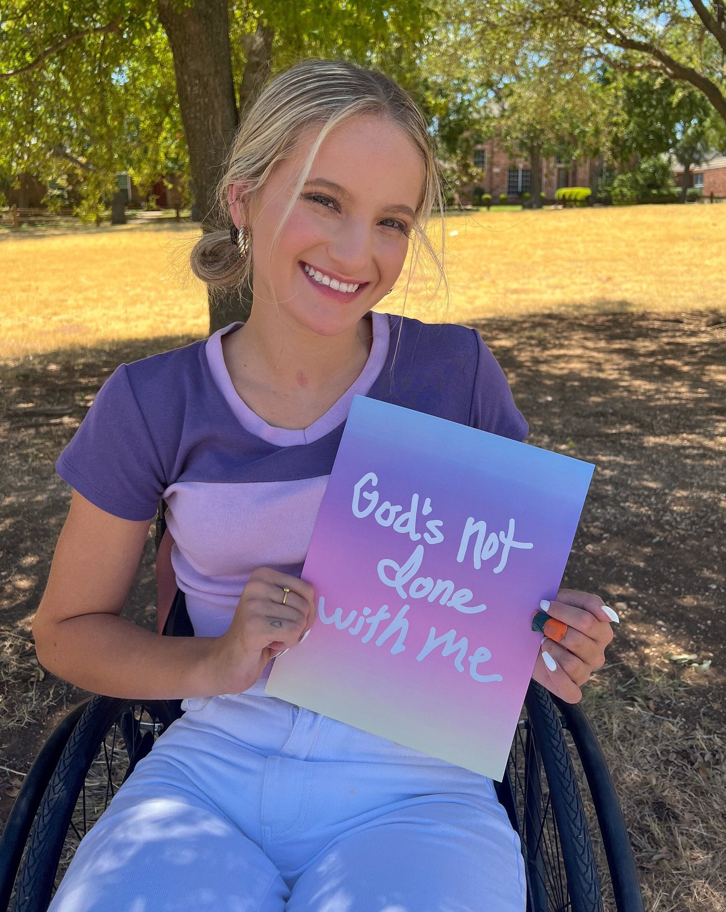 God's Not Done With Me Print