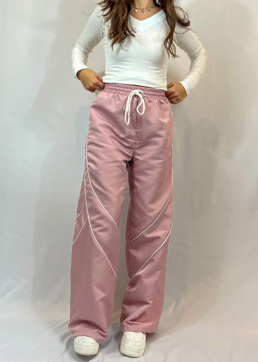 Pink Detailed Pants
