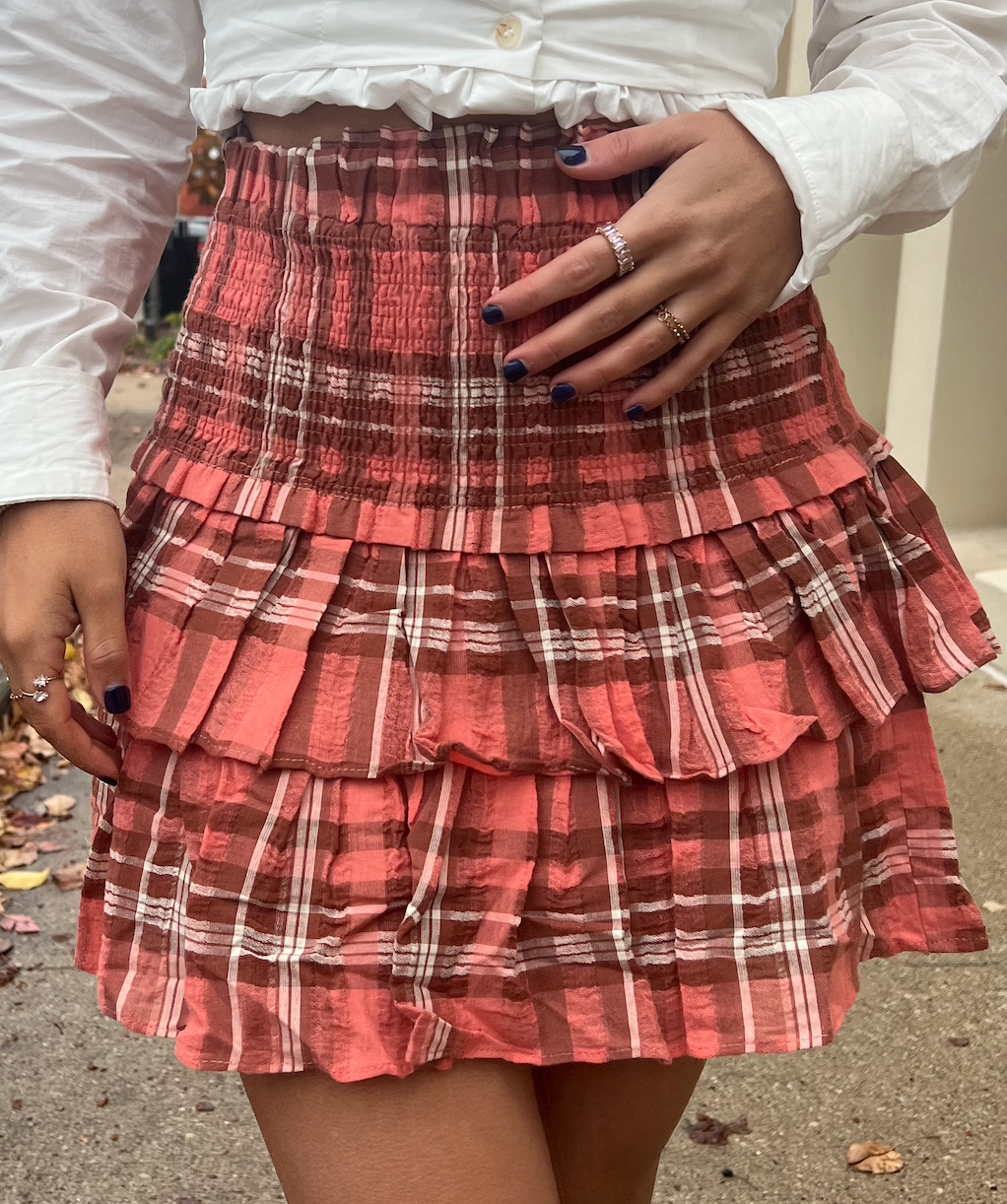 Layered Mini Skirt