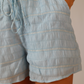 Blue Woven Shorts